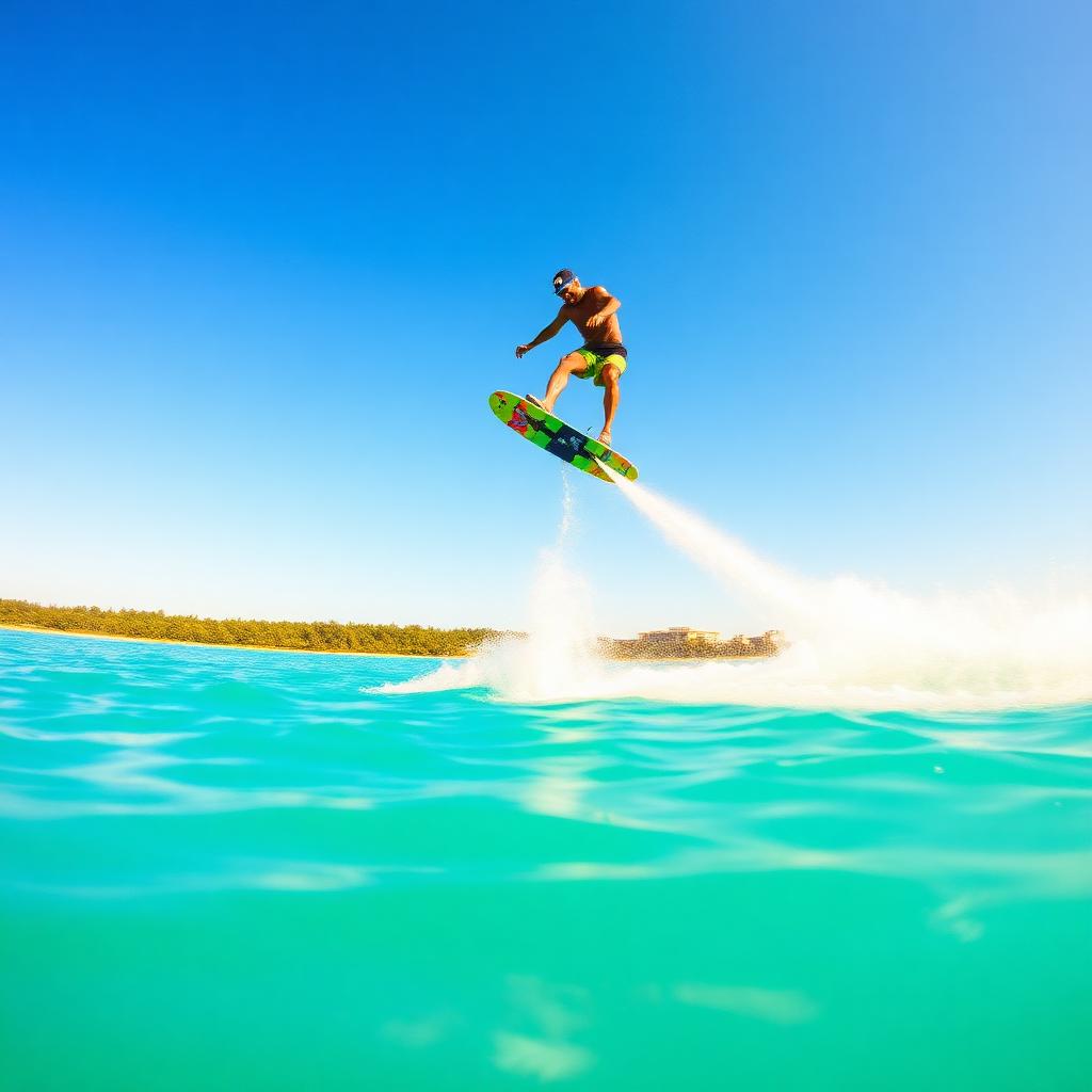 Wakeboarder am Bernsteinsee